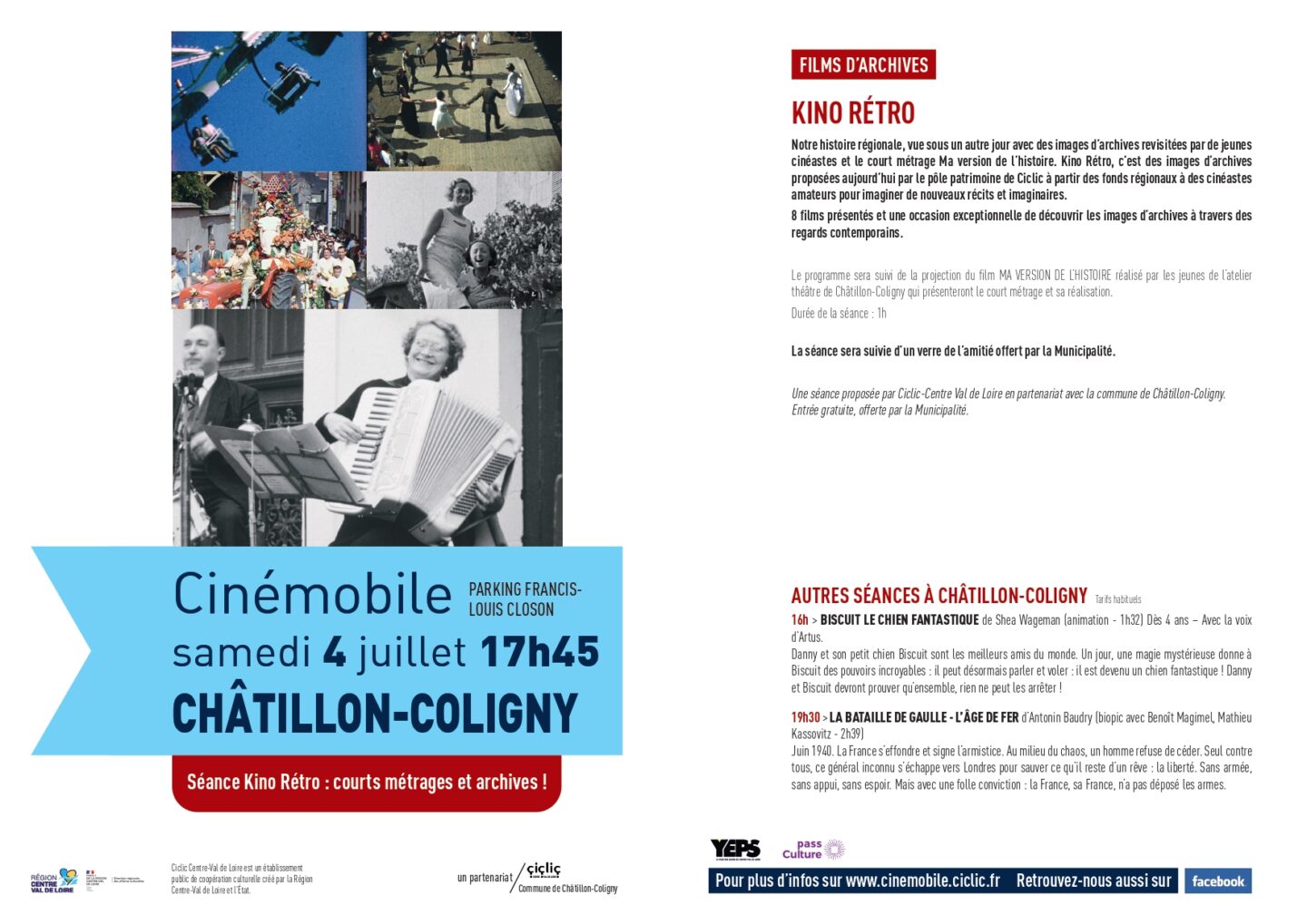 Kino Rétro (film d’archives) Châtillon-Coligny
