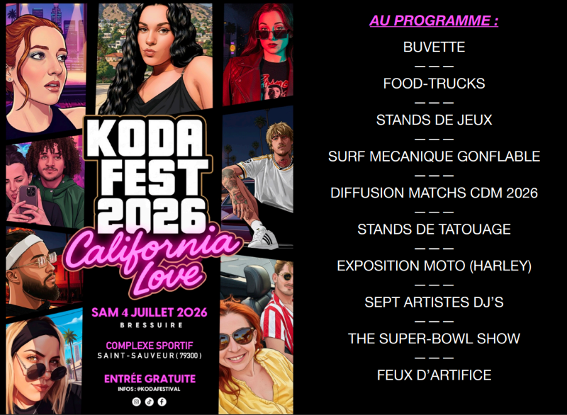 Koda Fest 2026 SAINT-SAUVEUR-DE-GIVRE-EN-MAI Bressuire