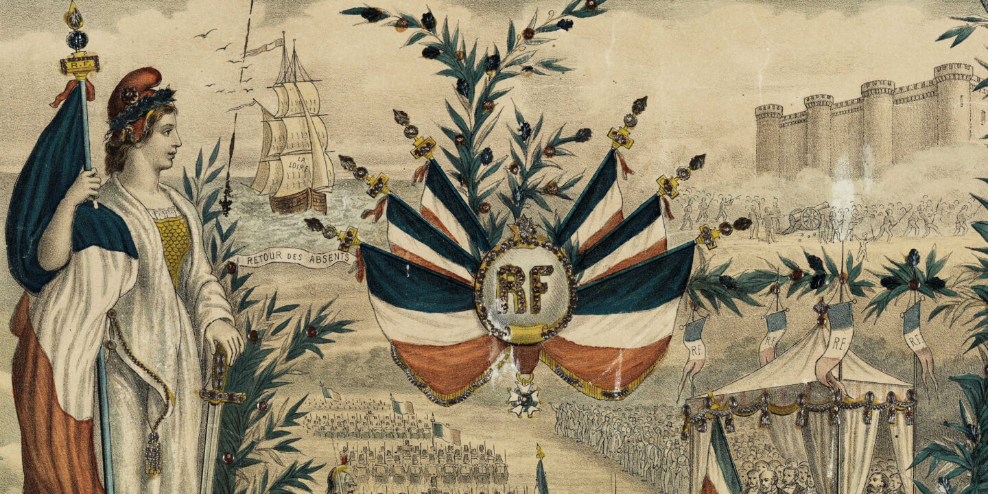 Le 14 juillet 1880 et la remise des drapeaux à Longchamp