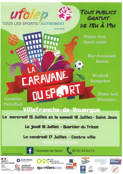 La Caravane du Sport  Villefranche-de-Rouergue