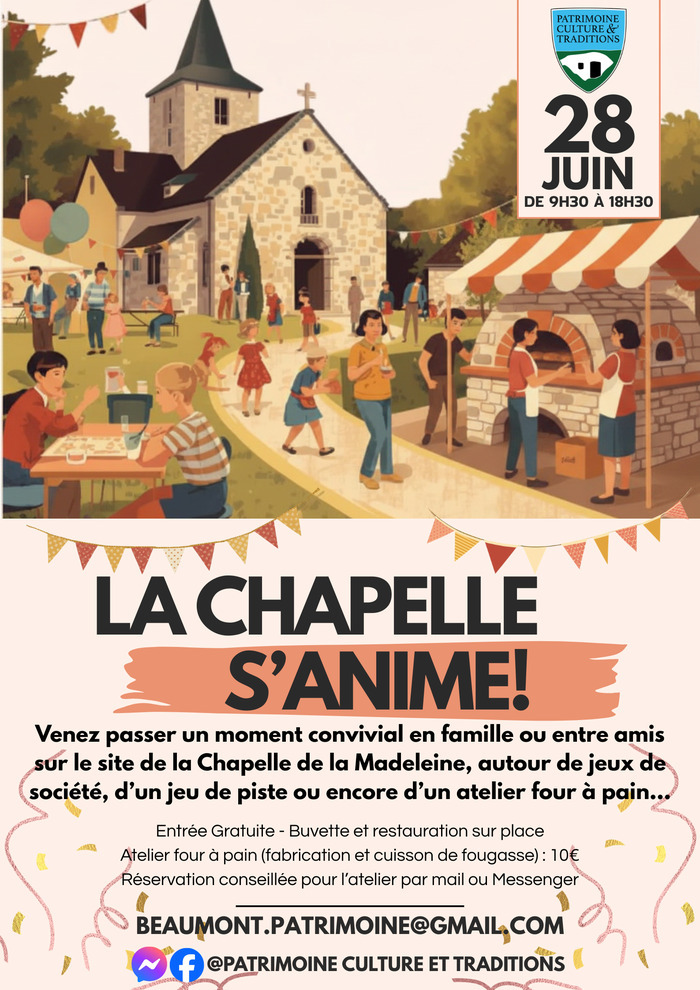La Chapelle s’anime, Chapelle de la Madeleine, Beaumont Saint-Cyr