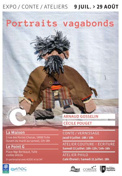 La Cour des Arts Couture et écritures de portraits  Tulle