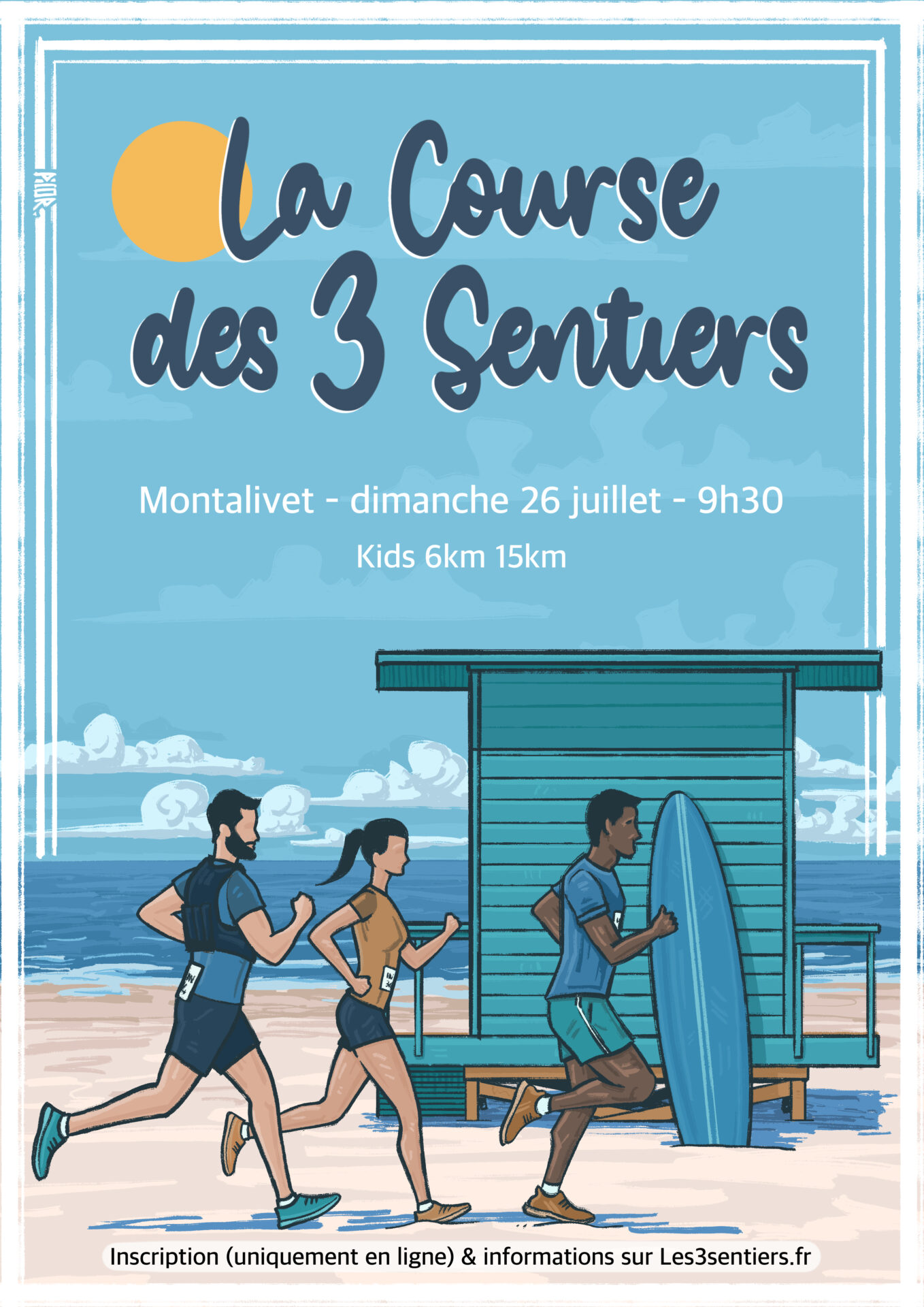 La Course des 3 Sentiers  Vendays-Montalivet