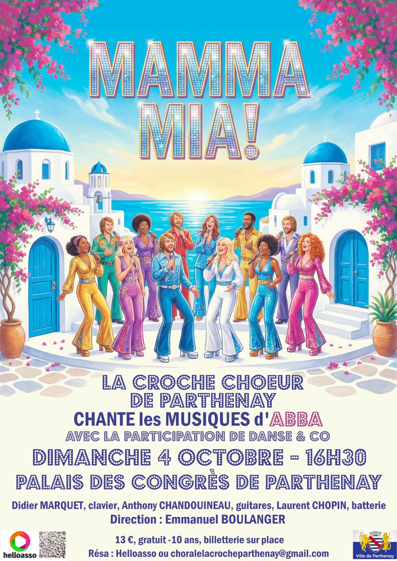 La croche choeur chante ABBA Palais des Congrès Parthenay