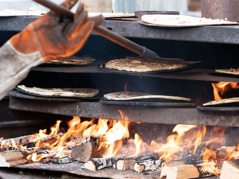 La flambée du Lalli  Kaysersberg Vignoble