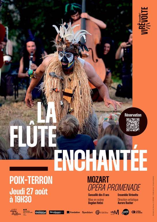 La flûte enchantée, opéra promenade de W.A. Mozart Poix-Terron