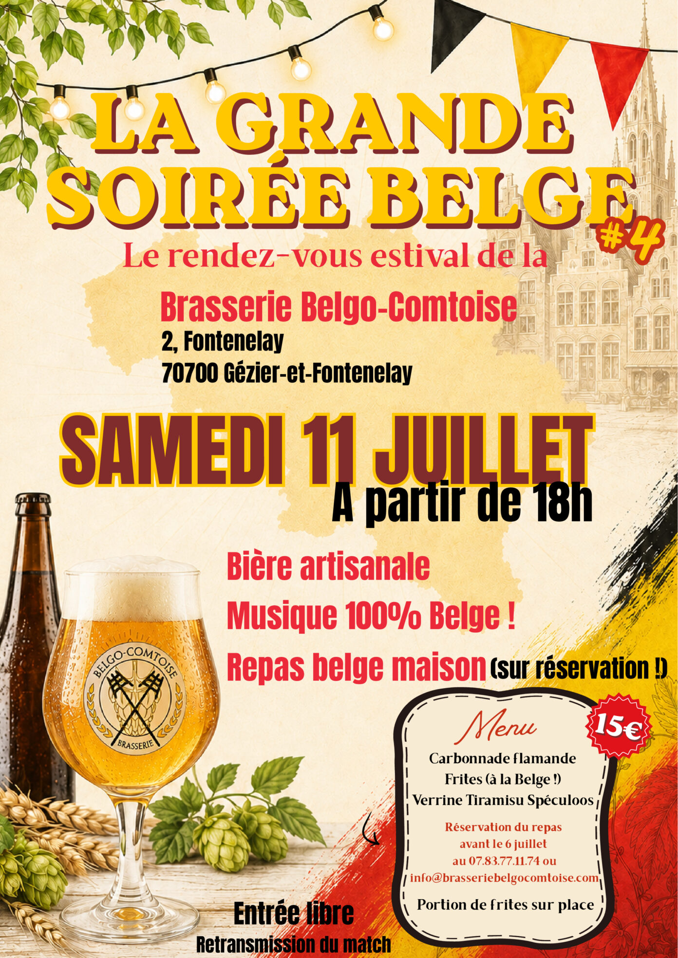La Grande Soirée Belge  Gézier-et-Fontenelay