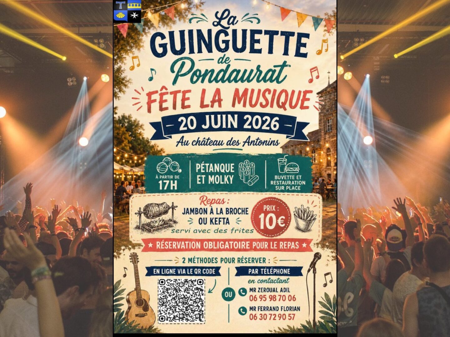 La guinguette fête la musique Pondaurat