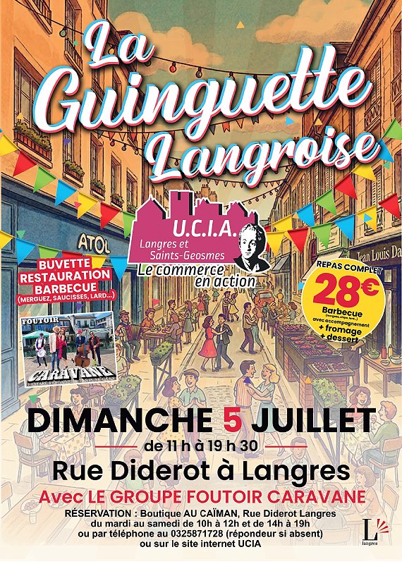 La Guinguette Langroise Centre-Ville Langres 2026-07-05