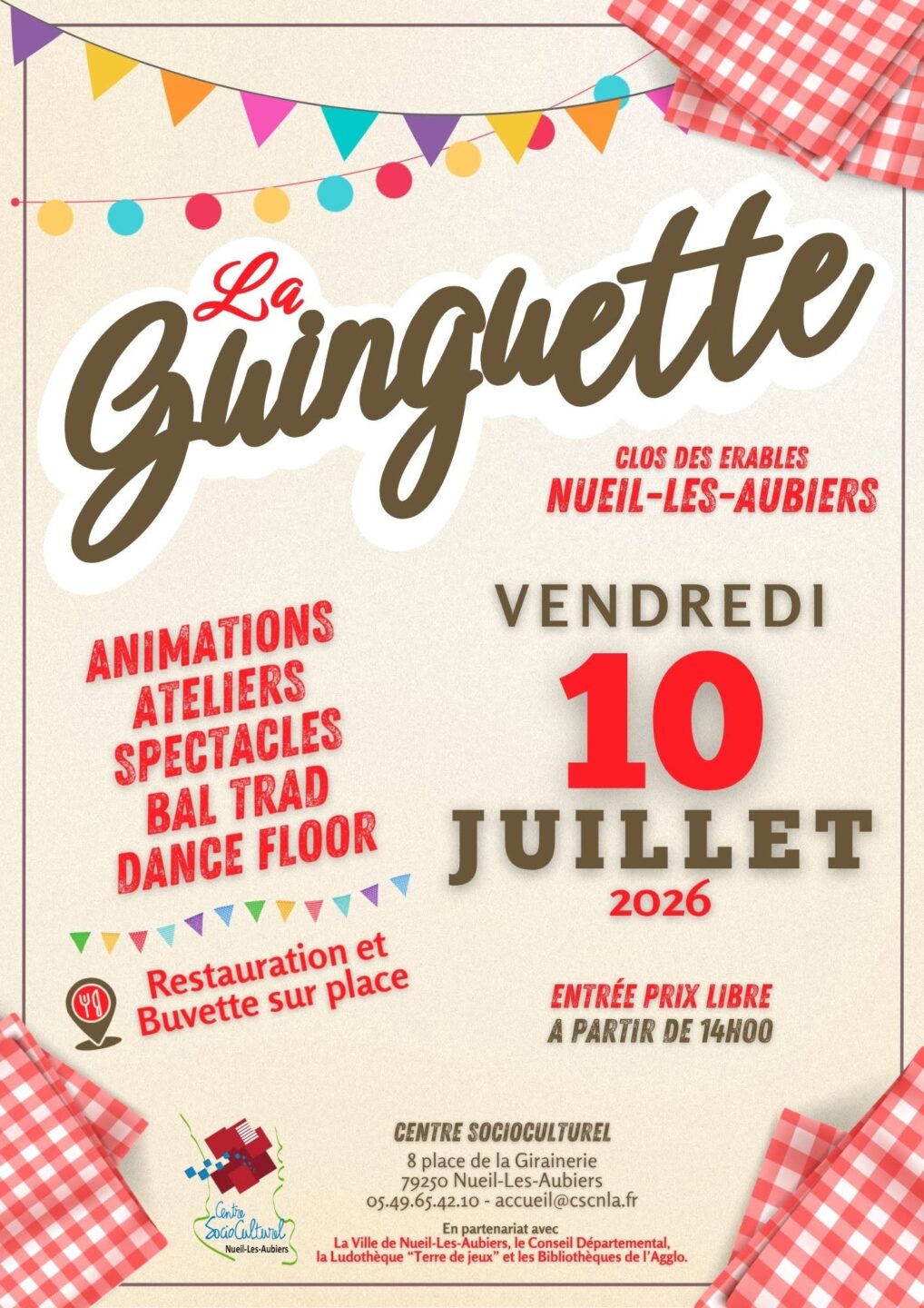 La Guinguette Le Clos des Erables Nueil-les-Aubiers