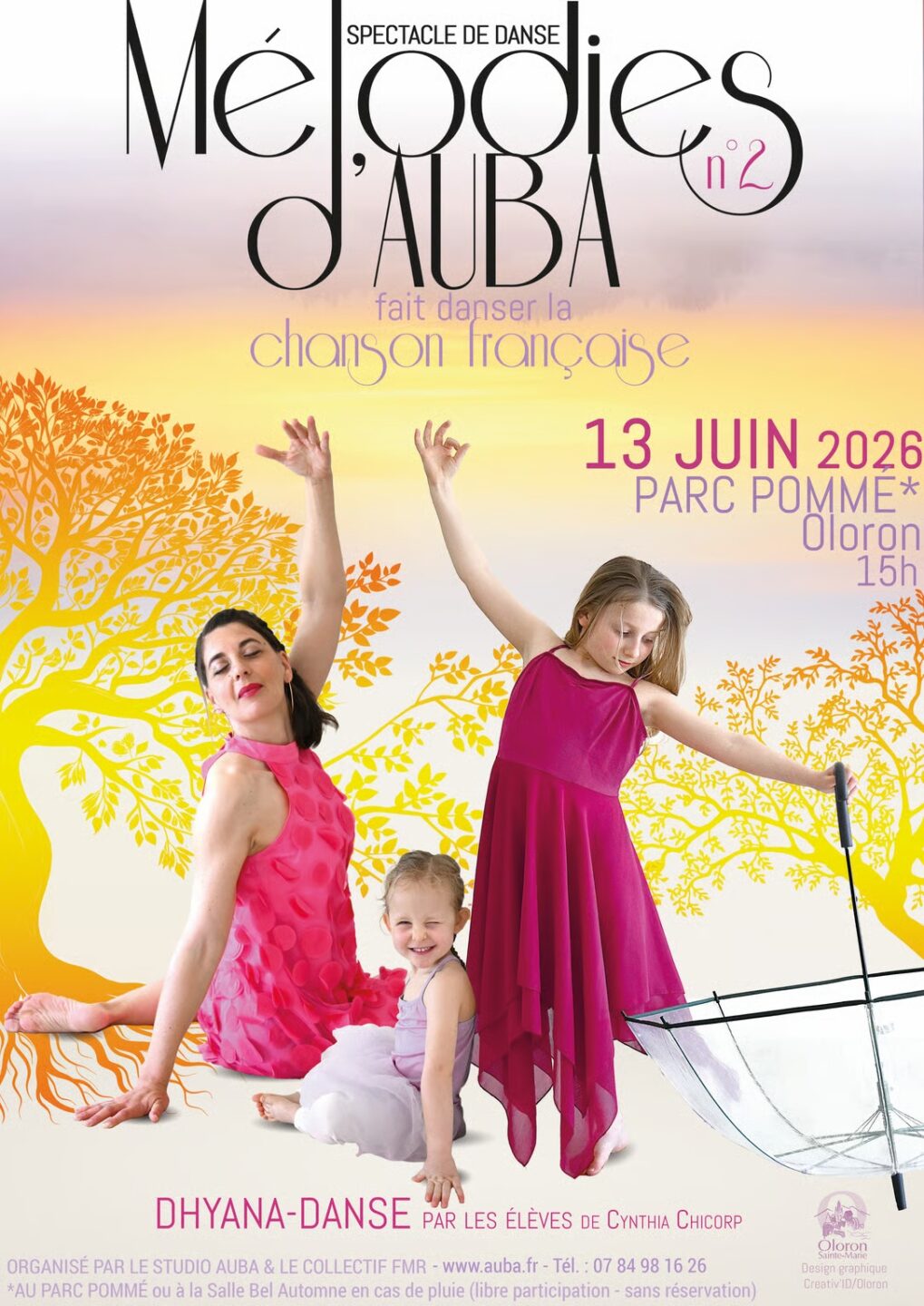 La Mélodie d’Auba Dhyana Danse Parc pommé Oloron-Sainte-Marie