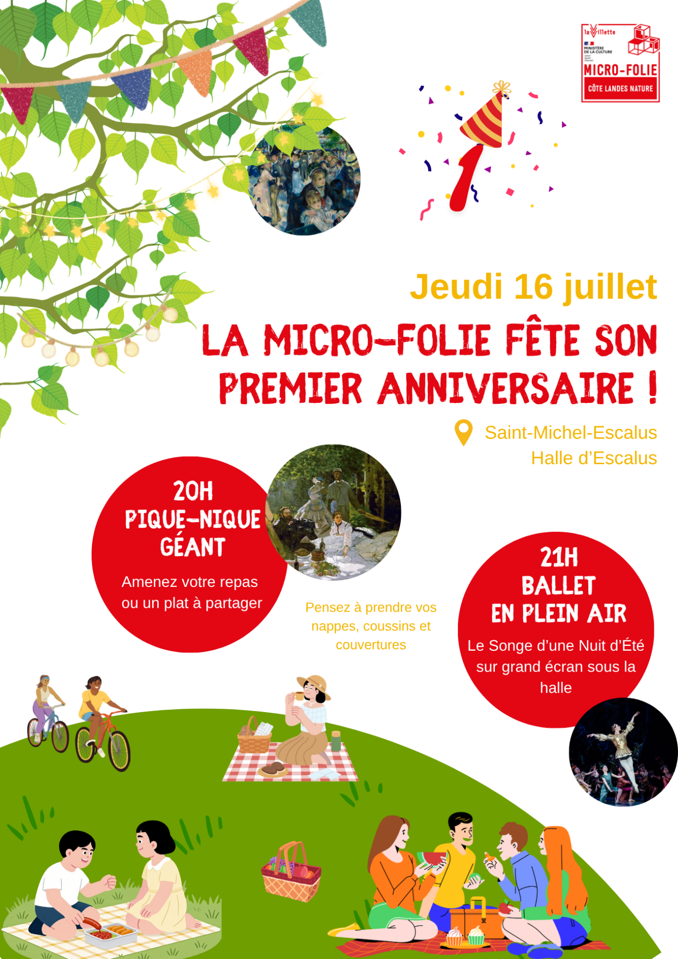 La Micro-Folie fête son 1er anniversaire  Saint-Michel-Escalus