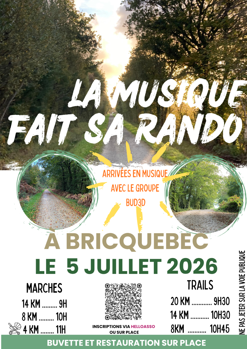 La musique fait sa rando  Bricquebec-en-Cotentin