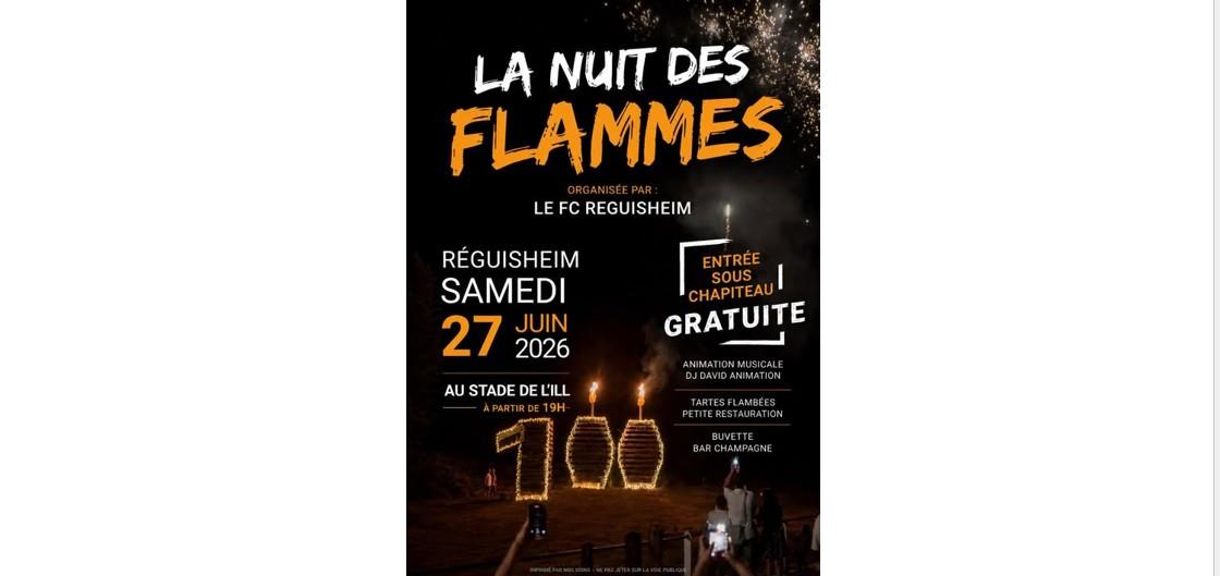 La Nuit des Flammes Feu de la Saint-Jean Réguisheim