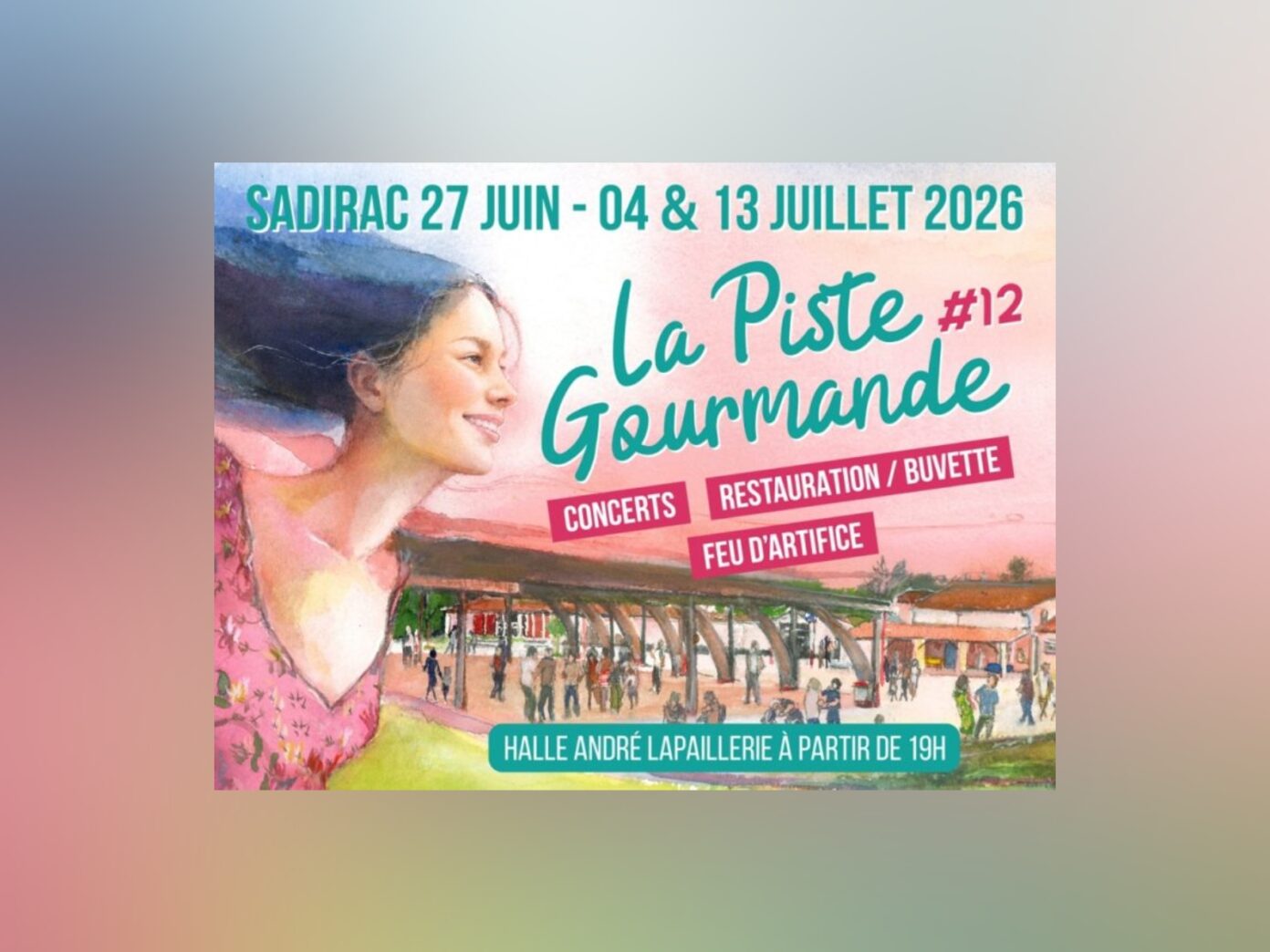 La Piste Gourmande 2026 12e édition Place Fouragnan Sadirac