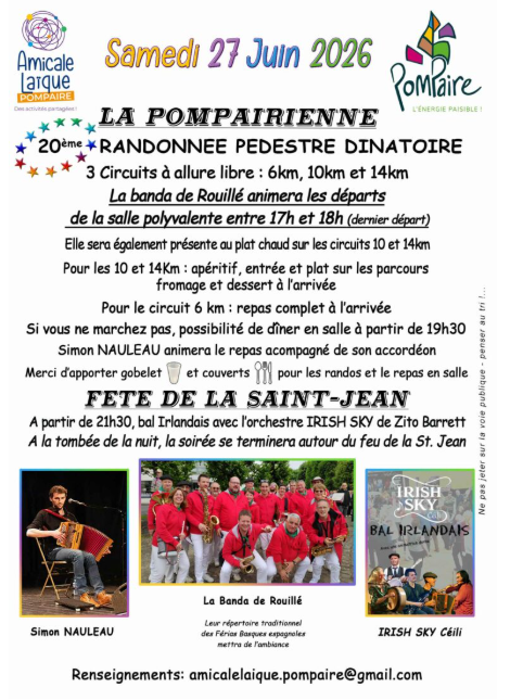 La Pompairienne et la fête de la Saint-Jean 2026 Pompaire