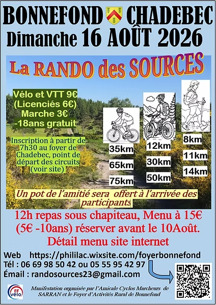 La Rando des Sources Bonnefond