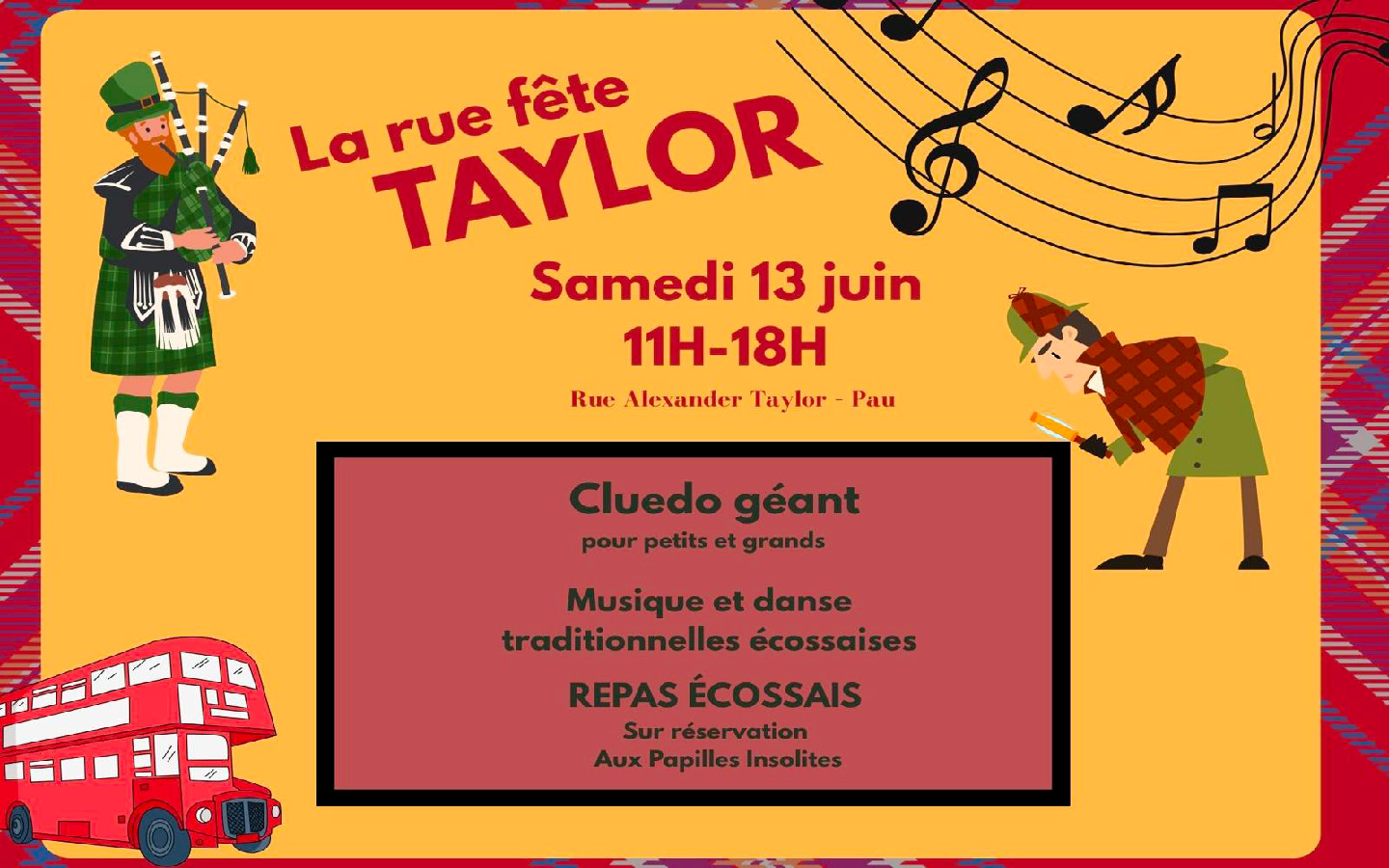La rue fête Taylor Pau