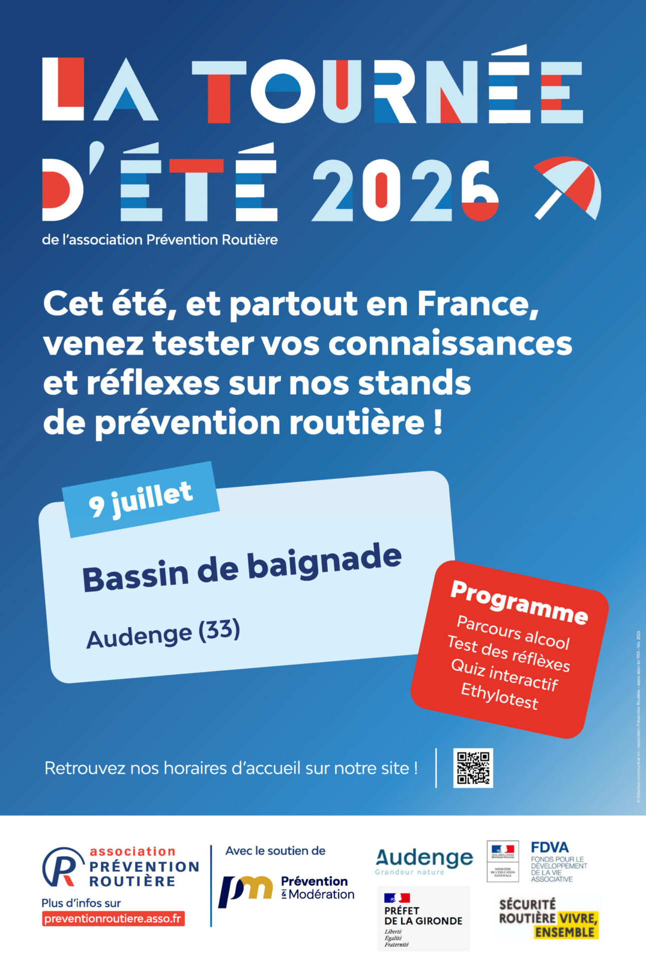 La tournée d&rsquo;été 2026  Audenge