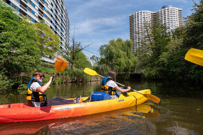 La Vilaine à portée de pagaies Base nautique Plaine de Baud Rennes