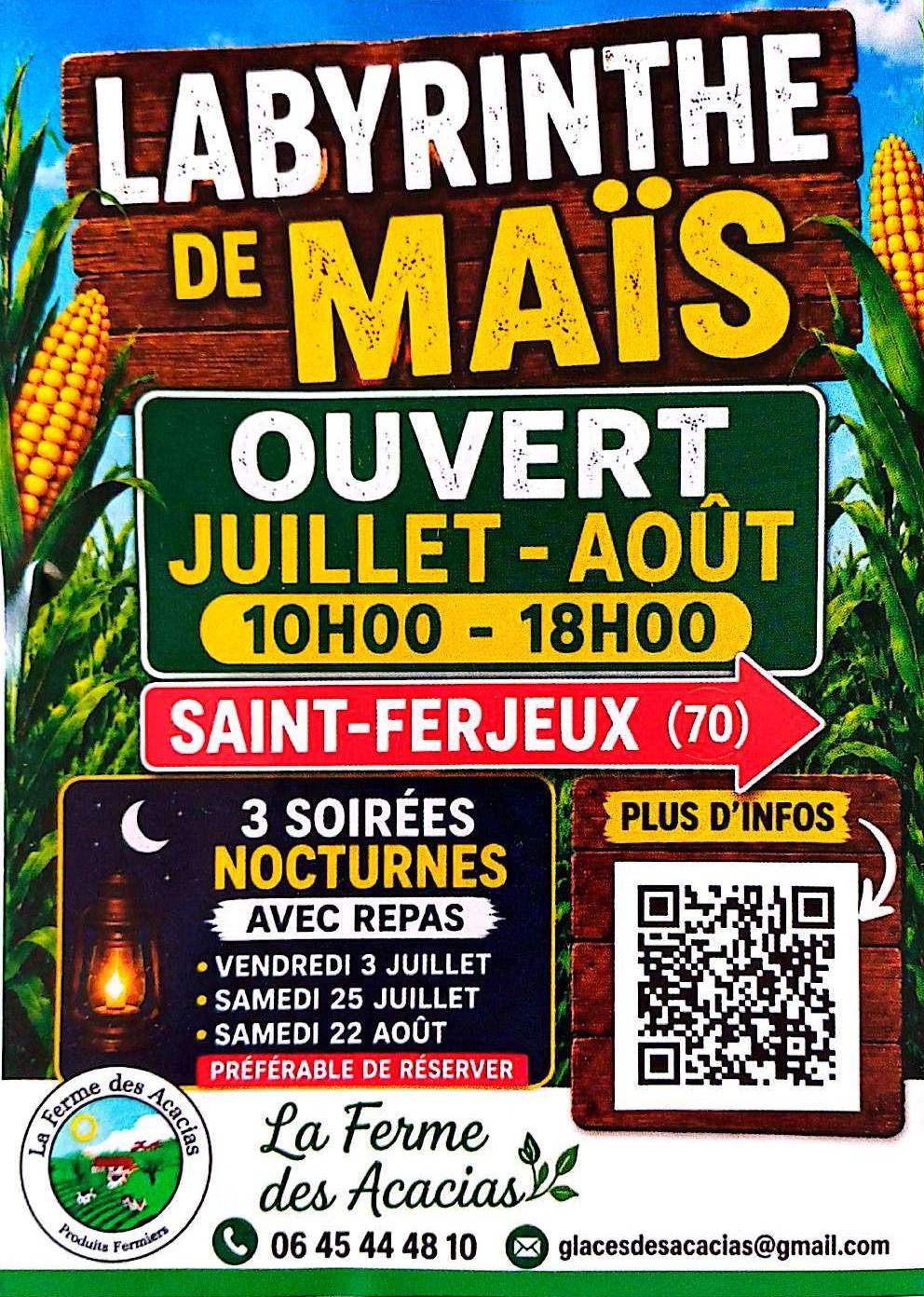 Labyrinthe de maïs pour petits et grands Saint-Ferjeux