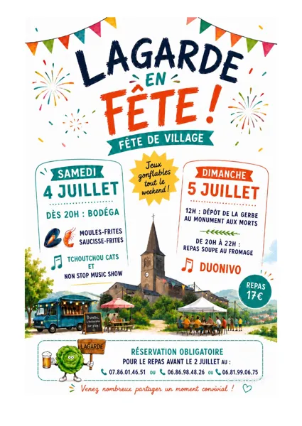 Lagarde en fête !  La Selve 2026-07-04