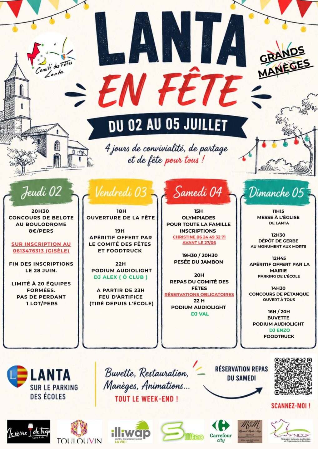 LANTA EN FÊTE PARKING DES ÉCOLES Lanta