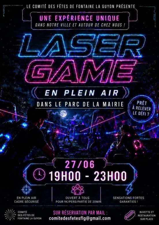 Laser Game en plein air Fontaine-la-Guyon