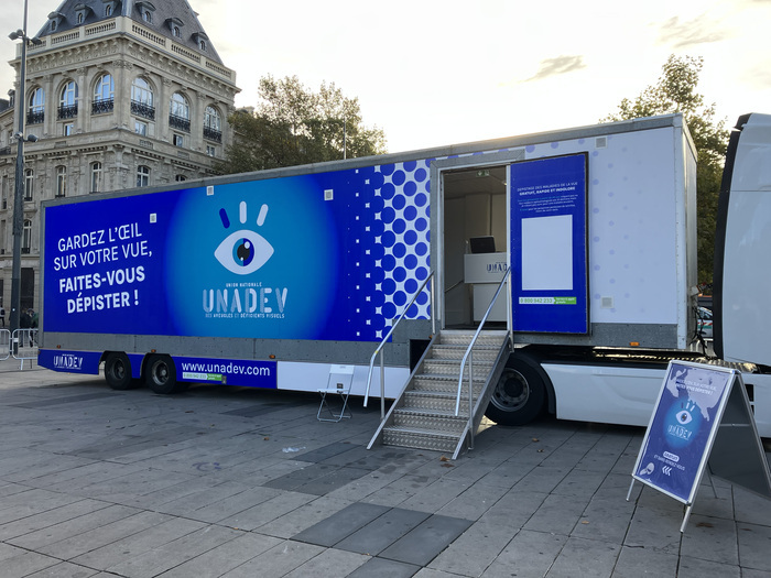 Le Bus de l’Unadev à Villejean – Dépistage gratuit des maladies de la vue MAISON DE QUARTIER VILLEJEAN Rennes