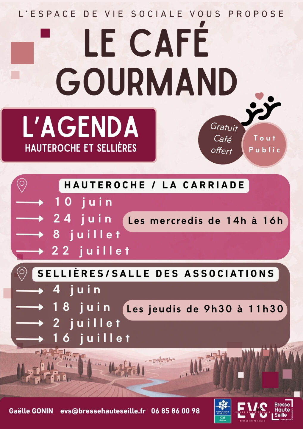 Le Café Gourmand SELLIÈRES Salle des associations Sellières