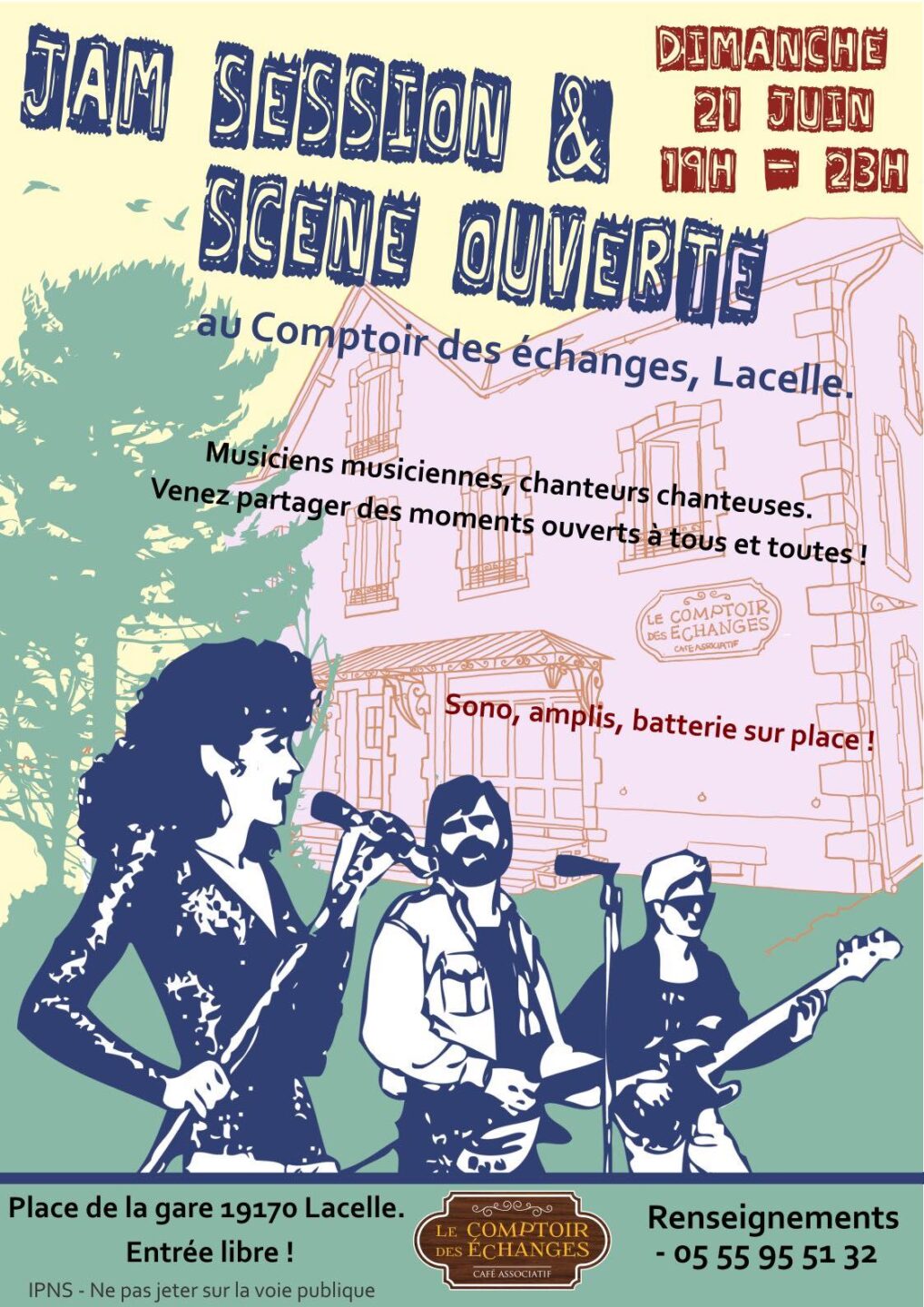 Le Comptoir des Echanges Fête de la musique Lacelle