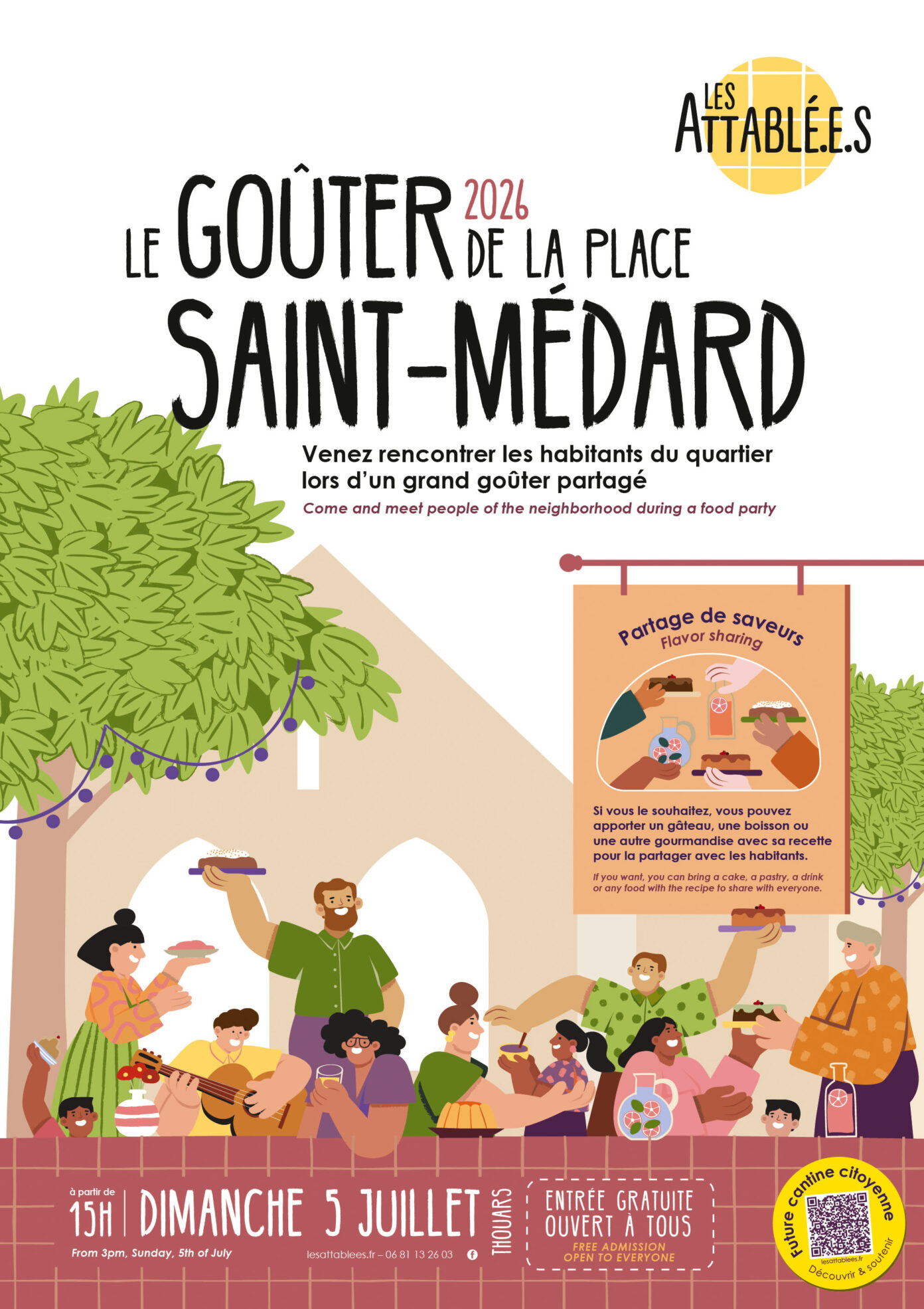 Le goûter de la place Saint Médard  Thouars