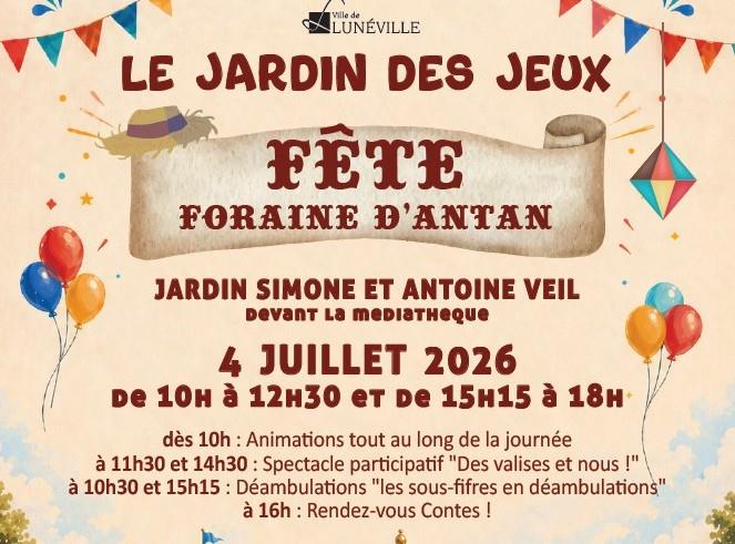 Le Jardin des Jeux Jardin Simone et Antoine Veil Lunéville