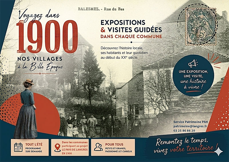 Le Pays de Langres en 1900 Visites-flash à Balesmes Saints-Geosmes