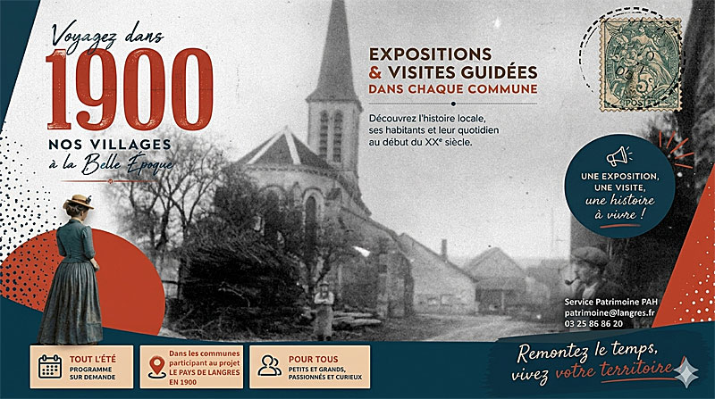 Le Pays de Langres en 1900 Visites-flash à Courcelles-en-Montagne Courcelles-en-Montagne