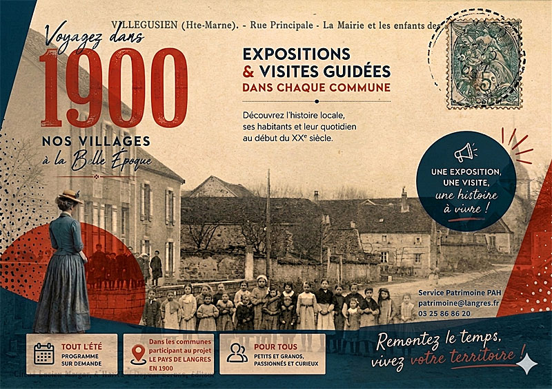 Le Pays de Langres en 1900 Visites-flash à Villegusien Villegusien-le-Lac