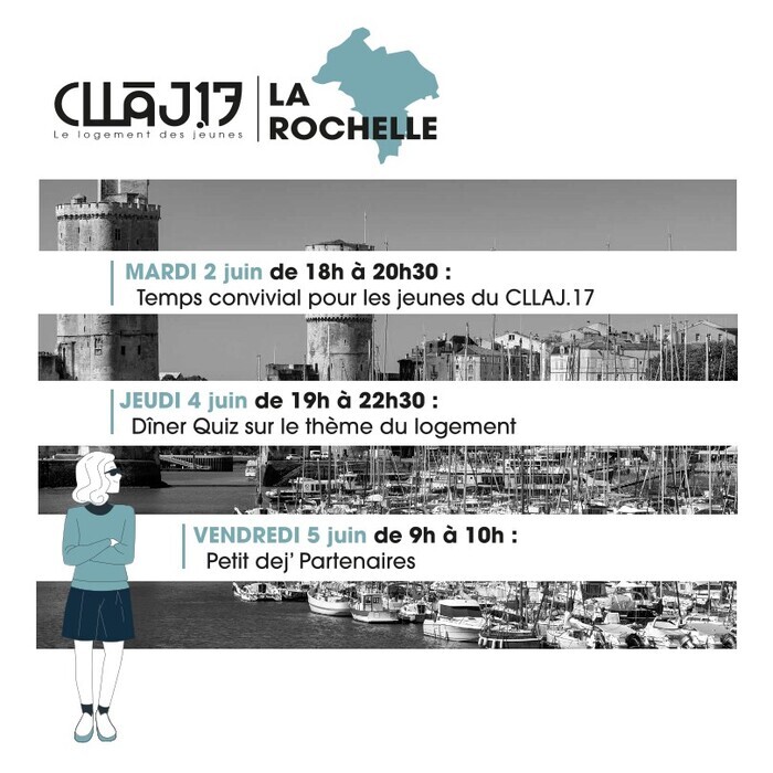 Le programme à La Rochelle, CLLAJ 17, La Rochelle