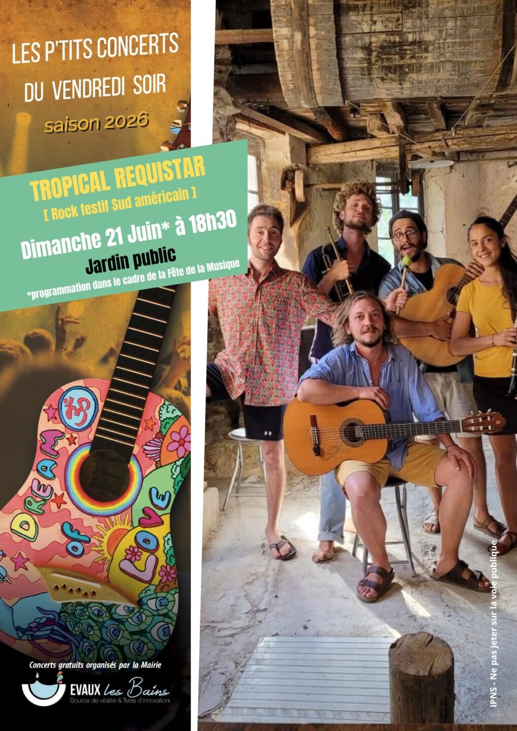 Le p’tit concert de la fête de la musique Évaux-les-Bains