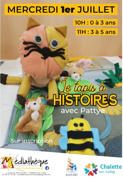 Le tapis à histoires Châlette-sur-Loing