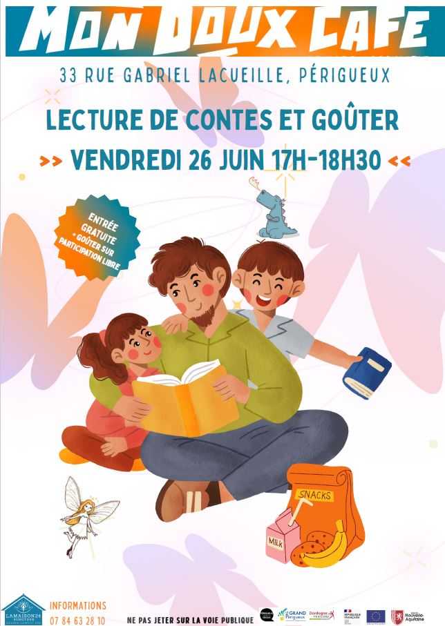 Lecture de contes et goûter La Maison 24 Périgueux