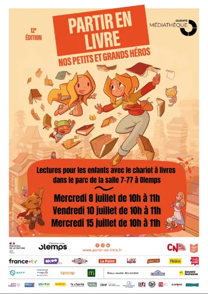 Lecture en extérieur pour les enfants Partir en livre 69 Rue de la 7 77 salle 7-77