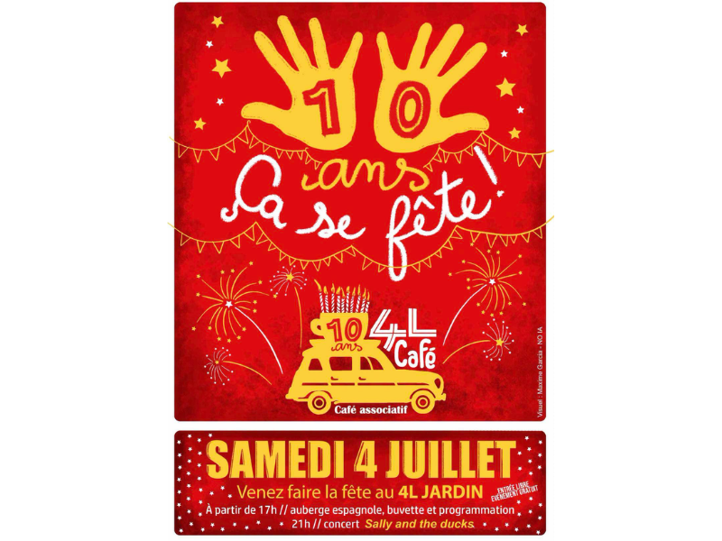 Les 10 ans du 4L 4L Café Cartelègue