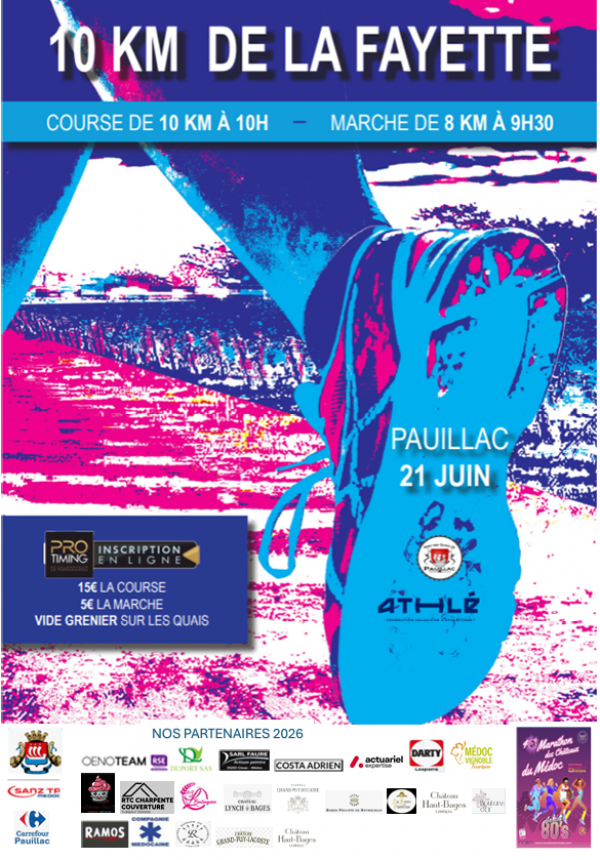 Les 10kms de La Fayette Quais Pauillac 2026-06-21