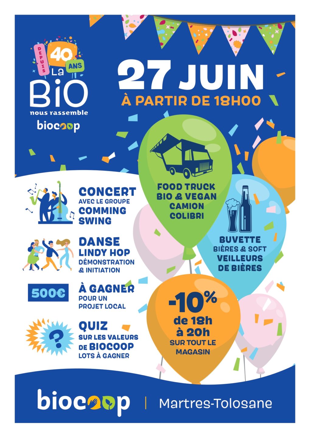 LES 40 ANS DE LA BIOCOOP BIOCOOP Martres-Tolosane