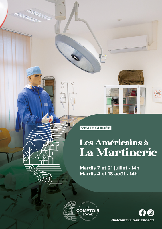 Les américains à La Martinerie Déols