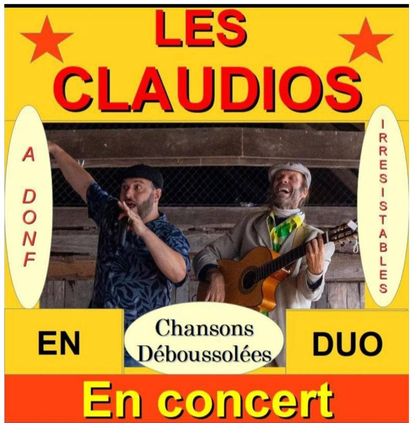 Les Claudios en concert Guinguette de la Tambourinette Guinguette de la Tambourinette Clamecy