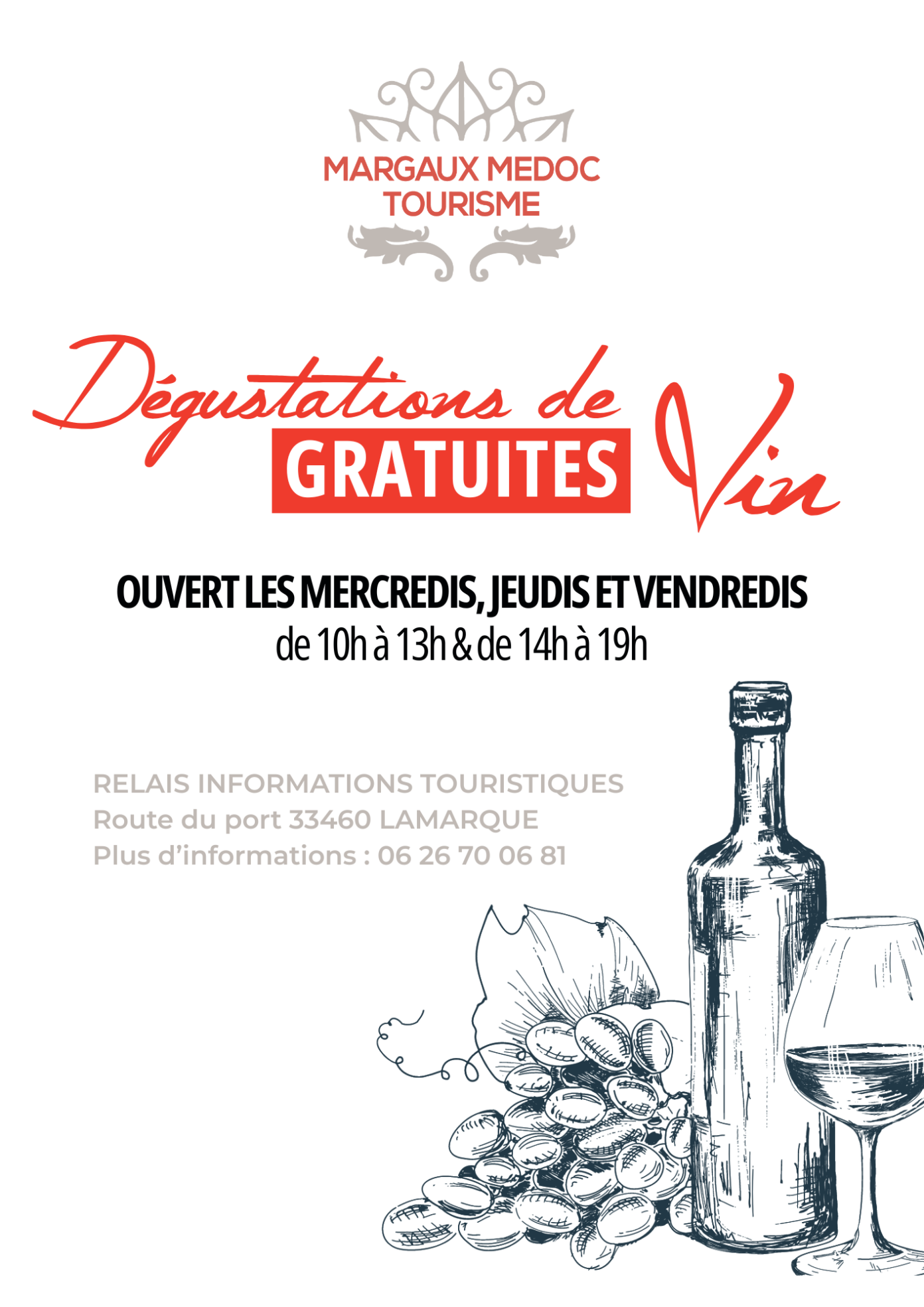 Les dégustations gratuites du RIT à Lamarque  Lamarque