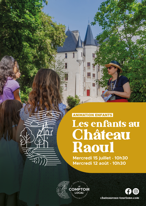 Les enfants au Château Raoul Châteauroux