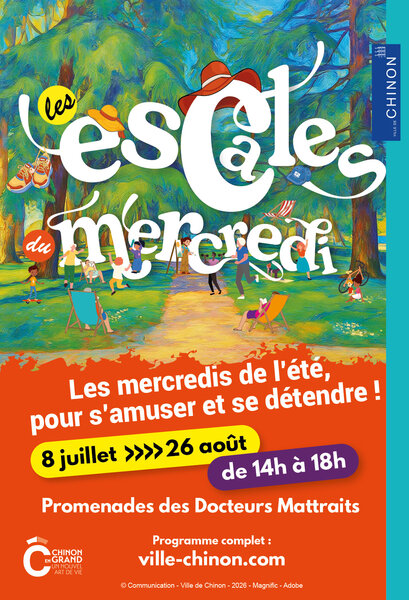 Les Escales du Mercredi 102 Quai Jeanne d'Arc Chinon 2026-07-08