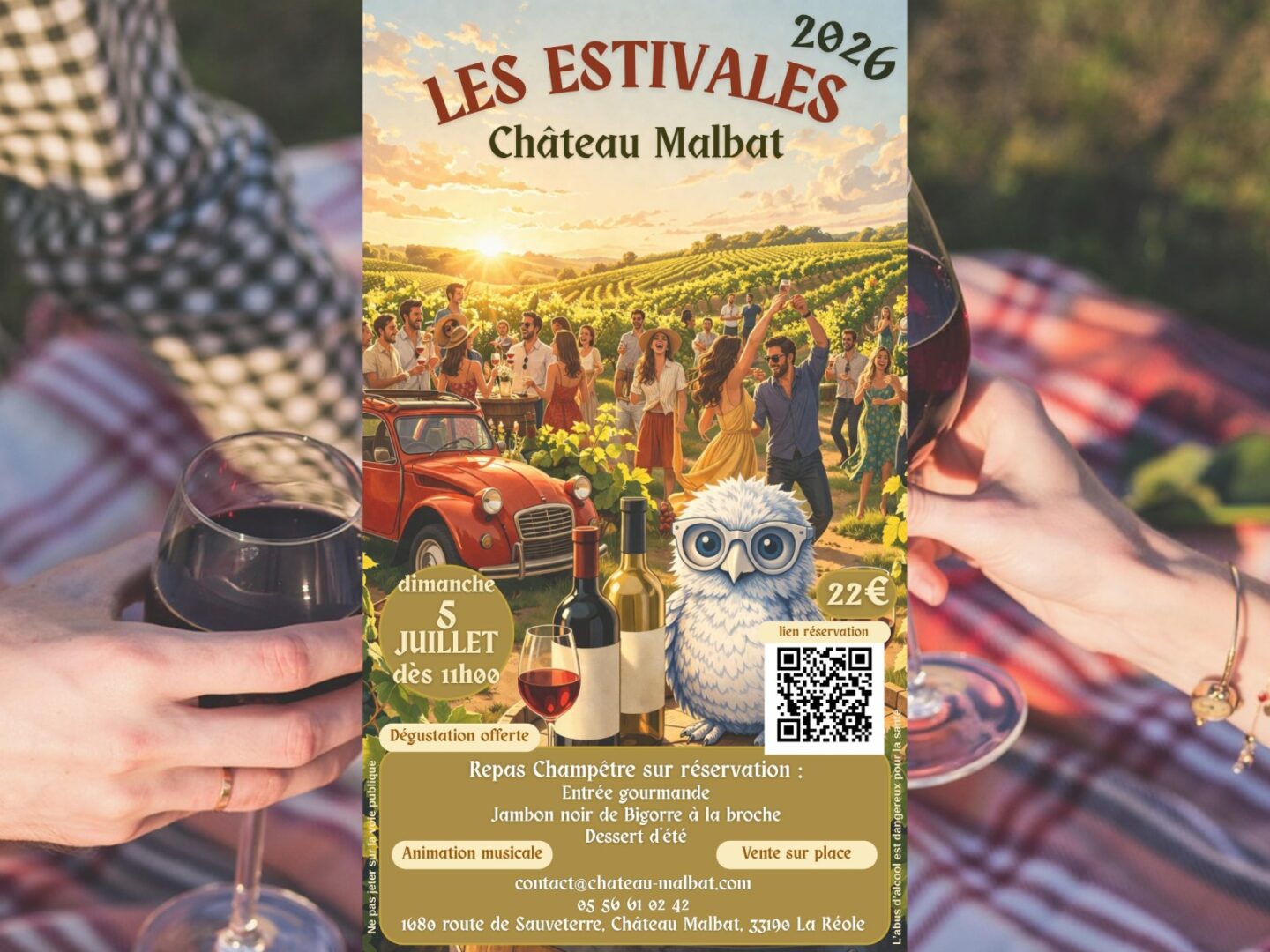 Les estivales 2026 5 Malbat La Réole 2026-07-05